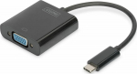 Adapter USB Digitus USB-C - VGA Czarny (DA-70853)