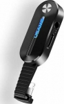 Adapter USB Usams AU10 Lightning - Jack 3.5mm + Lightning Czarny (US-SJ358)