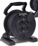 PCE Xreel extension cord 4 jack 3 x 2.5mm IP20 25m (92501T48243)