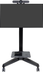 Ergotron Neo-Flex Mobile MediaCenter LD - Wagen - Constant force technology - f&uuml;r LCD-Display - Aluminium, Stahl, ABS-Kunststoff, Zinklegierung, composite plastic - Schwarz - screen size: 68.6-152.4 cm (27"-60")