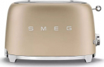 Smeg 50's Style Toaster TSF01CHMEU Champagne
