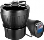 Lamex LXAS14 LTC Car Charger 120W, 2 USB sockets 3.1A, Quickcharger