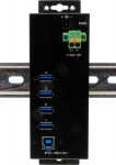 Exsys USB 3.2 Gen 1 Hub externally managed incl..Kabel