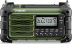 Sangean Electronics MMR-99 FM Green Outdoorradio UKW MW emergency radio Bluetooth Solarpanel - Audio