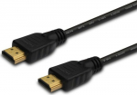 SAVIO Kabel HDMI (M) 2m, czarny, gold tips, v1.4 high speed, Ethernet/3D a multi- 10 szt., CL-05