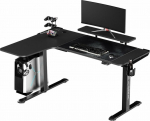 Ultradesk Winger Desk Black 155 cm x 111 cm