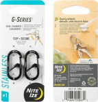 Nite-Ize Carabiner Set Nite Ize G-Series 1 2pack Black