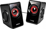 Mars Gaming MS1 Stereo Multimedia Desktop Speakers / 2x 5W / 3.5mm Audio / USB Power