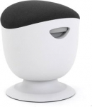 Up Up Seul ergonomic balance stool White, D48 Black (Dark Grey) fabric