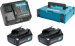 Makita Power Tool Set MAKITA POWER SUPPLY KIT 12V 2x1.5Ah (BL1016x2+DC10SB) MAKPAC