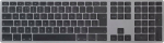 Matias Keyboard Mac USB-C Space Gray - for computers Apple | dedicated keys Mac | USB-C