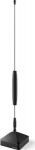 Hama Basic, indoors, Schwarz, 1.45 m, 87.5 - 1479.5 MHz, 1.5 m, DVB-T, DVB-T2