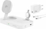4smarts Trident - Cordless charger - Qi2 + AC-Netzteil - 25 Watt - 1 A (24 pin USB-C)
