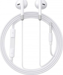 Joyroom JR-EW01 Earphone Wired In-Ear Headphones with Remote and Microphone 3.5mm Jack / white EU
