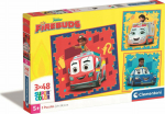 Clementoni Puzzle Super Color Disney Junior Firebuds 3 x 48 element&oacute;w