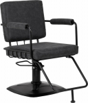 Activeshop Gabbiano hairdressing chair Katania Loft Old Leather black