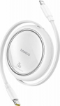 Kabel USB Baseus USB-C - Lightning 1 m White (P10364501211-00)