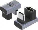 MicroConnect Premium USB4 3x2 USB-C, twice-angled adapter, 240W