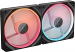 CORSAIR iCUE LINK LX140-R RGB, 140mm, Black, 2-pack