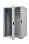 BKT Elektronik Wall mount cabinet single section, 15U, 600/600/730 width/depth/height mm, RAL 7035 ( welded construction - capacity 50kg )