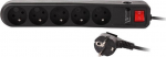 Surge protector Getfort 5A 1.5m Czarna