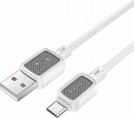Kabel USB Hoco USB-A - microUSB 1 m White