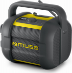 Muse | Jobsite Radio | M-968 BTY | 40 W | Waterproof | Bluetooth | Black/Yellow | NFC features | Portable | Wireless connection