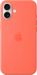 Apple iPhone 16 Plus Silicone Case with MagSafe tangerine - Phone case