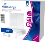 MediaRange CD Leerbox 5pcs Single clear retail
