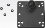 Zebra RAM Mount - RAM mount, VESA100, C-size 1.5 inch ball, 4.75 SQ