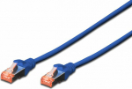 DIGITUS CAT 6 S/FTP Patchkabel, 10 St&uuml;ck, 0.5m, blue