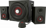 GNS GENESIS Helium 610BT Computer Speakers, Wired, Bluetooth, Black | Genesis | Helium 610BT | Bluetooth | Red/Black | Computer Speakers