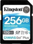 KIN Kingston 256GB Canvas Go Plus Memory Card