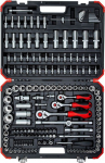 GEDORE red Socket Set 1/4" + 3/8" + 1/2" 172-pieces