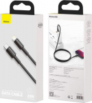 Baseus High Density USB-C til Lightning kabel 20W 1m sort