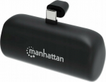 MANHATTAN Powerbank 5000 mAh USB Typ-C Stecker 10W schwarz