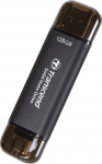 Transcend EXTERNAL SSD 128GB ESD310C USB, 10GBPS TYPE C/A BLACK
