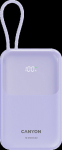 CANYON power bank OnPower 101 built-in cable 10000 mAh PD22.5W Purple