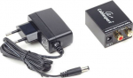 Adapter AV Gembird Toslink - RCA (Cinch) czarny (DSC-OPT-RCA-001)