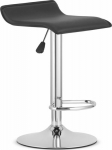 Leobert FORT stool black / chrome base