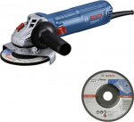 BOS Bosch Winkelschleifer GWS 12-125 Professional+ Grinding disc blue 1.200
