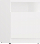 TOP E SHOP GALAX 30/1D WHITE BEDSIDE TABLE