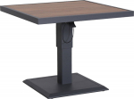 Table PARKER 85x85xH52-75cm, grey