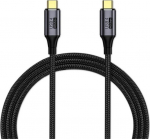 Kabel USB PremiumCord USB-C - USB-C 0.3 m Czarny (ku4cr03)