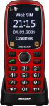 Mesmed Mescomp senior mobile phone MT-166 Edgar Elegant SOS 4G Czerwony
