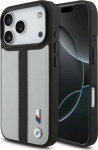 BMW M Perforated Stripe Case Logo MagSafe for iPhone 17 Pro / gray