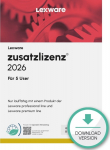 Lexware zusatzlizenz 2026 f&uuml;r 5 User ABO Download