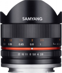 Samyang MF 2.8/8 Fish-Eye II APS-C Fuji X