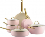 GreenPan Padova Reserve 6 pcs Pot & Pan Set Pink