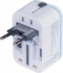 Adapter traveler's DONAU TRAVEL 205, white